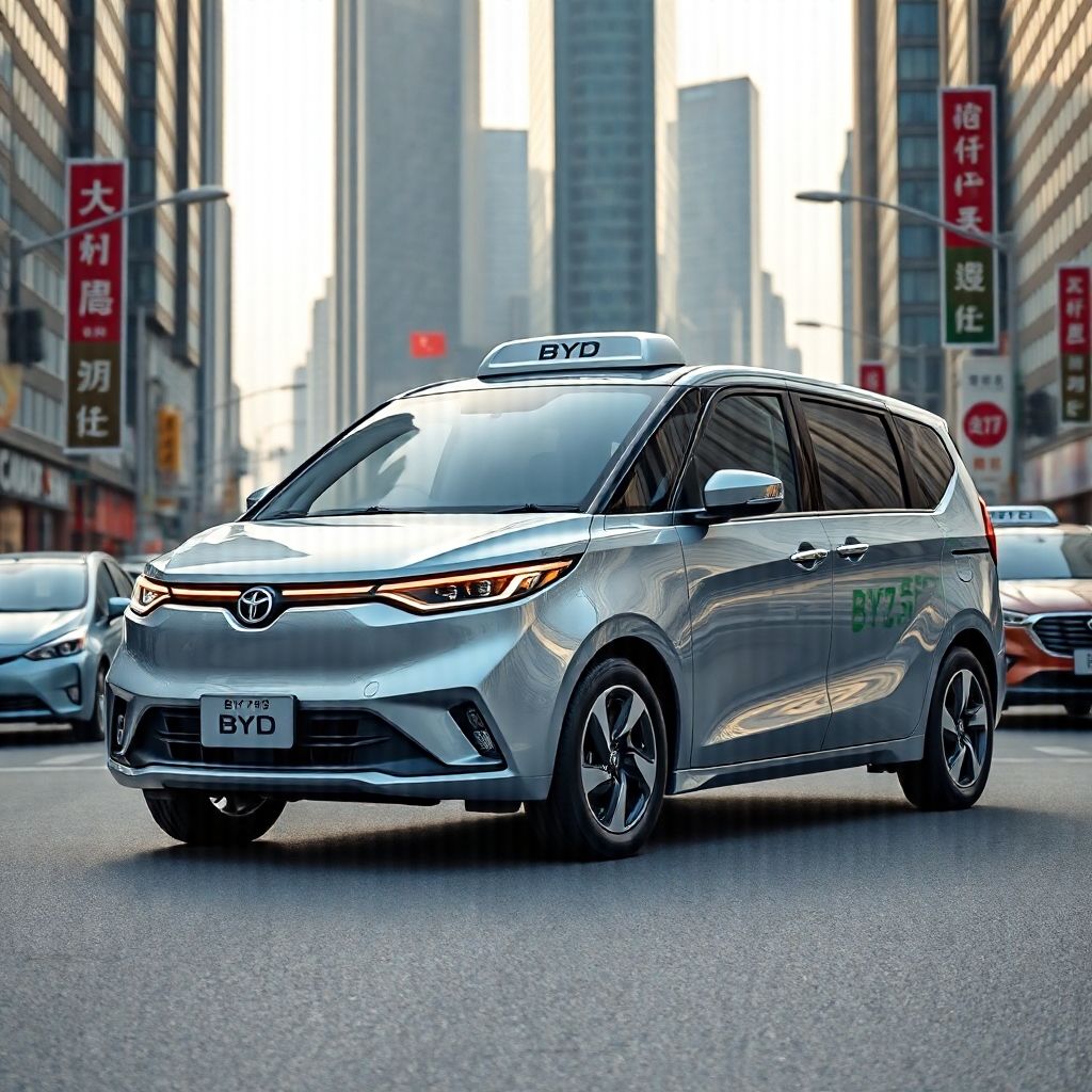 ใหม่! BYD e7 รถไฟฟ้าสุดคุ้ม ตีตลาดแท็กซี่ในจีน